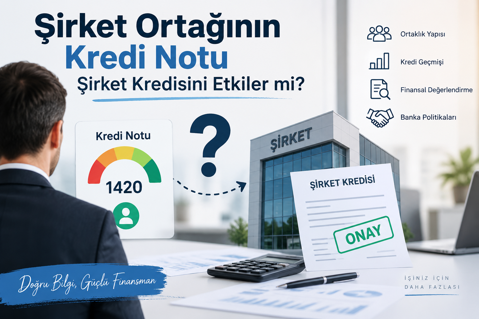 Şirket Ortağının Kredi Notu Şirket Kredisini Etkiler mi?